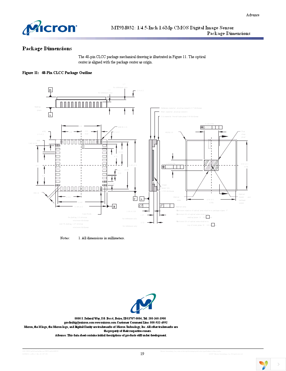 MT9M032C12STCD ES Page 19